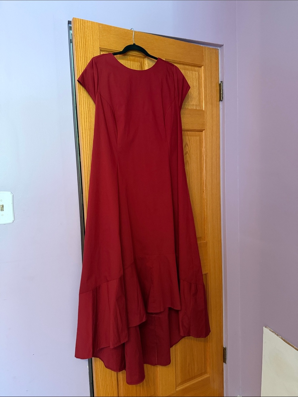 J. Crew High-Low Ruffle Hem Dress
